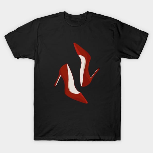 High heel shoes T-Shirt by Di_illustration